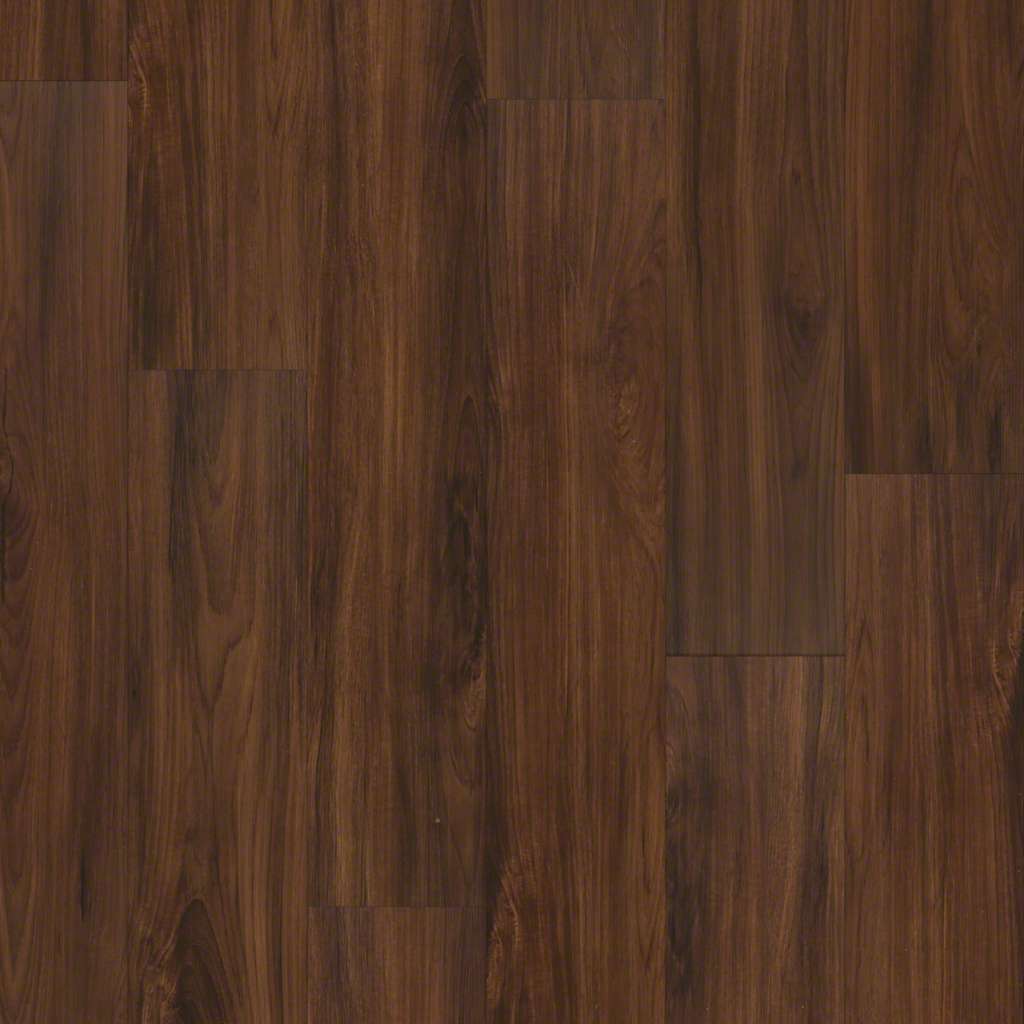 Deep Mahogany Shaw Floorte PRO Impact Vinyl Plank