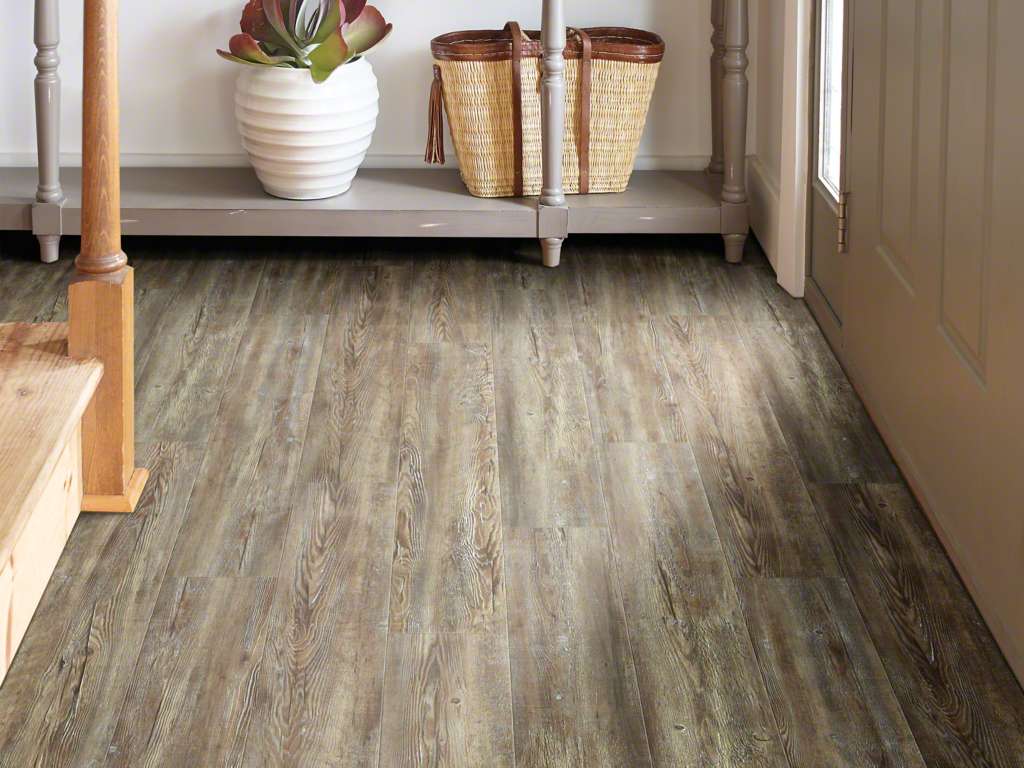 Tattered Barnboard Shaw Floorte PRO Impact Vinyl Plank