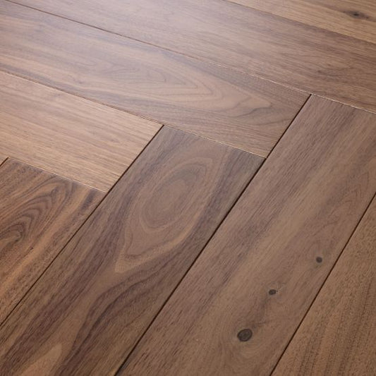 Era Anderson Tuftex Revival Walnut Herringbone Hardwood