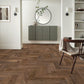 Era Anderson Tuftex Revival Walnut Herringbone Hardwood