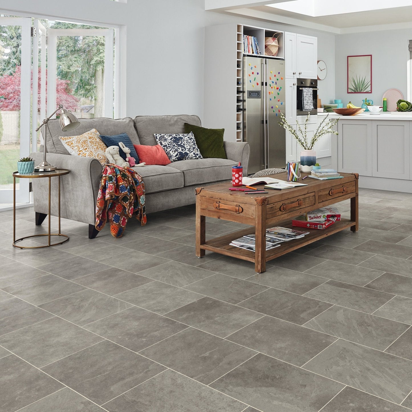 Karndean Knight Tile Rigid Core 12" x 18" Vinyl Tile